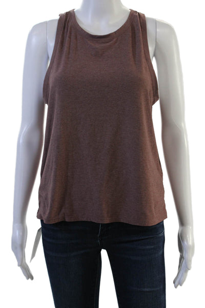 Beyond Yoga Womens Basic Sleeveless Tank Brown Modal Blend Size M