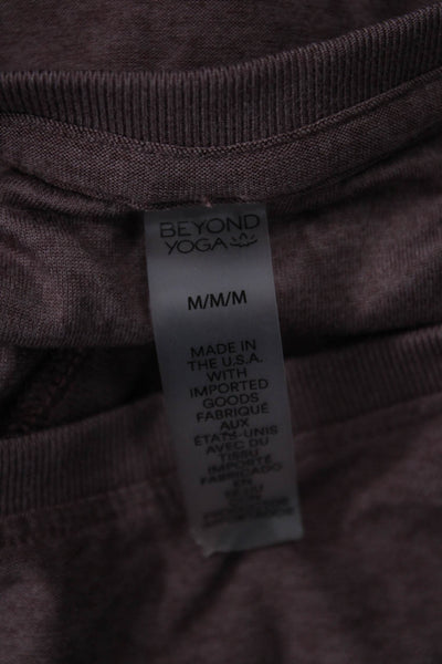 Beyond Yoga Womens Basic Sleeveless Tank Brown Modal Blend Size M