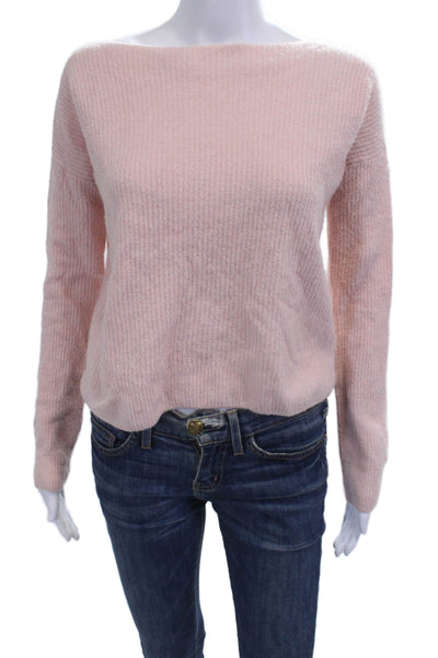 Lovers + Friends Unisex Pullover Sweater Pink Button Long Sleeve Size XS