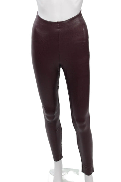 Commando Control Womens Biker Jeggings Brown Size S
