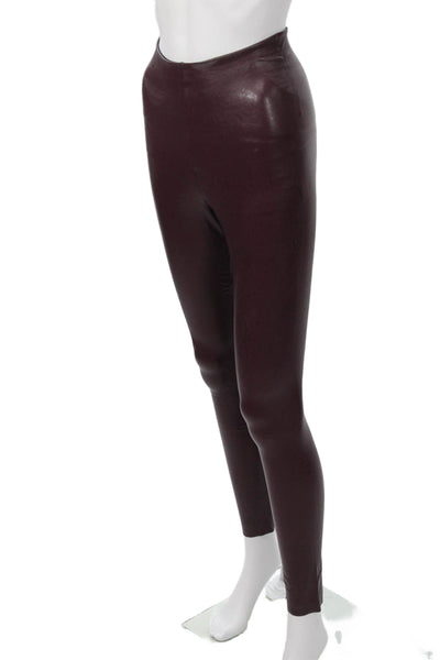 Commando Control Womens Biker Jeggings Brown Size S