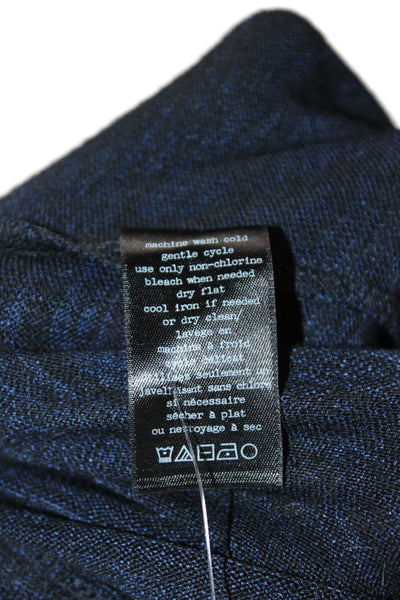 Rag & Bone Jean Women Basic Round Neck Long Sleeve Cotton T-Shirt Black Size S