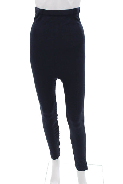 SPANX® Women Ankle Leggings Dark Blue Nylon Spandex Size L