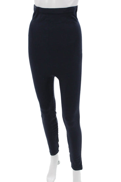 SPANX® Women Ankle Leggings Dark Blue Nylon Spandex Size L