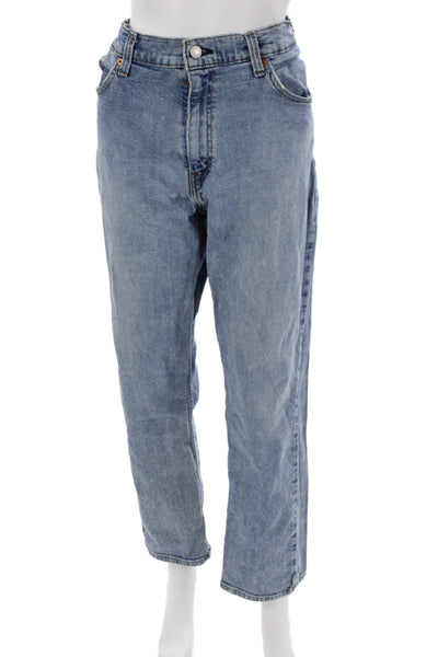 Levi Strauss & Co Mens Blue Straight Jeans High Rise Size 30
