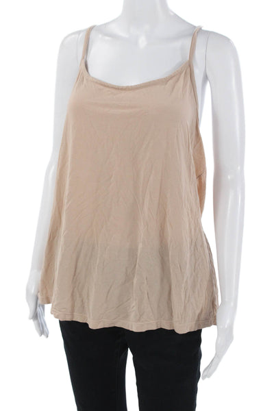 Tommy John Women Basic Camisole Beige Modal Elastane Sleeveless Size XL