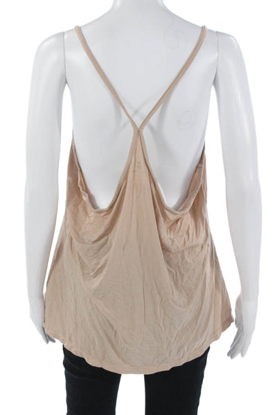 Tommy John Women Basic Camisole Beige Modal Elastane Sleeveless Size XL