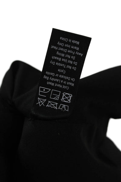 Lioness Unisex Black Collared Linen Blend Blazer Long Sleeve Size S