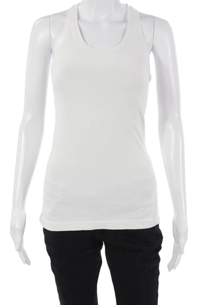 Lululemon Womens Basic Tank White Nylon Blend Size S