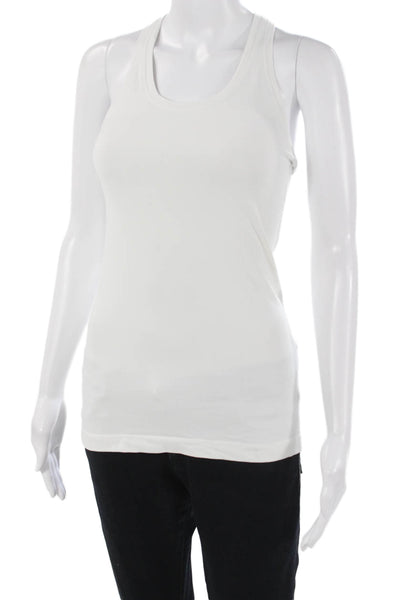 Lululemon Womens Basic Tank White Nylon Blend Size S