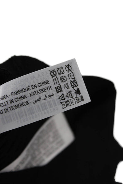 Zara Unisex Black Pullover Sweater Crew Neck Long Sleeve Viscose Nylon Size S