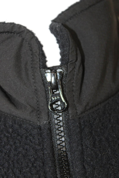 Herschel Supply Co. Women Black High Neck Zip Army Jacket Size S