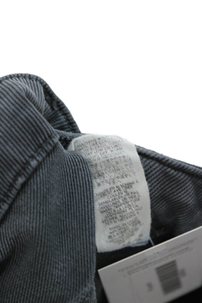The Great Womens Ankle Cropped Pants Dark Gray Lyocell Blend Size 29
