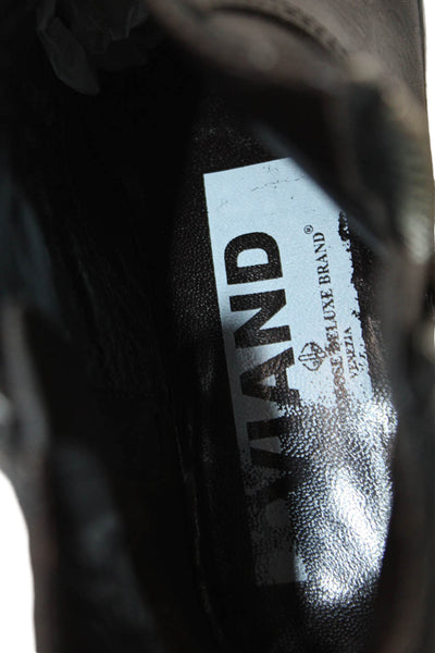 Golden Goose Deluxe Brand Womens Leather Zip Ankle Boots Black Size 6