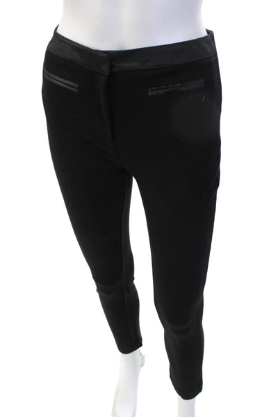 Saks Fifth Avenue Women Ankle Dress Pants Black Size 0