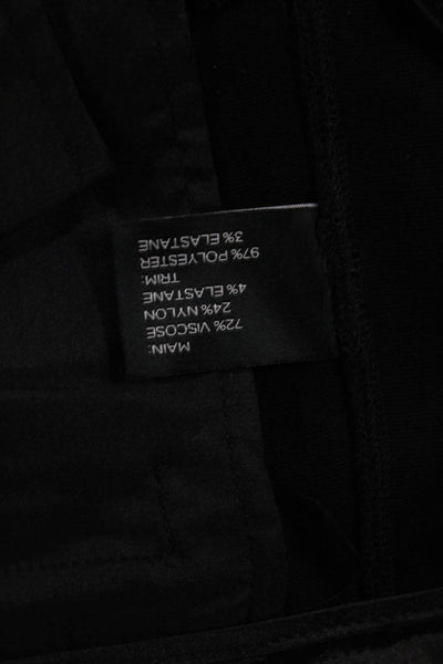 Saks Fifth Avenue Women Ankle Dress Pants Black Size 0