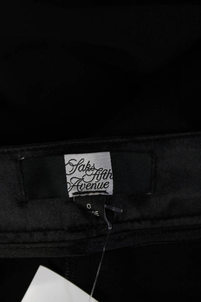 Saks Fifth Avenue Women Ankle Dress Pants Black Size 0
