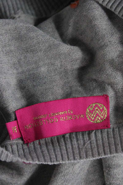 Macbeth Collection Unisex Gray 100% Cotton Pullover Long Sleeve Crewneck Size M