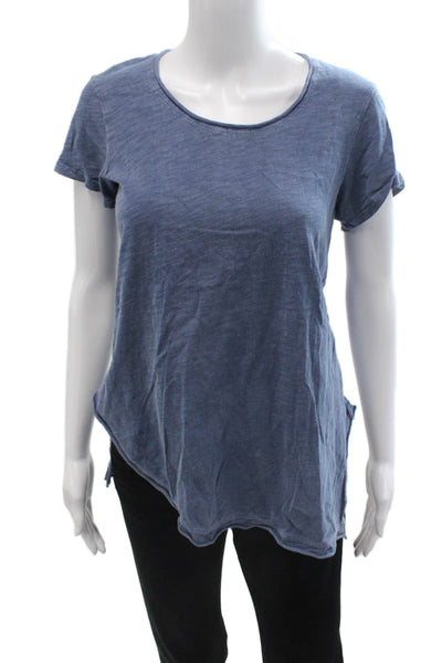 Wilt Womens Basic Jersey T Shirt Blue Cotton Round Neck Short Sleeve Size XS
