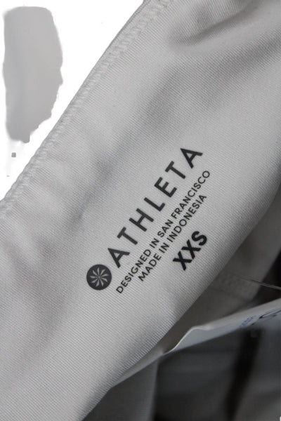 Athleta Womens White Polyester Skort Mini Size 2XS