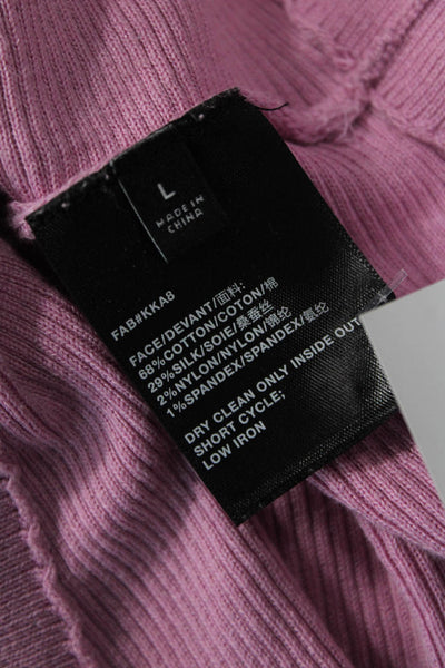 Lafayette 148 New York Unisex Pink Pullover Sweater Size L