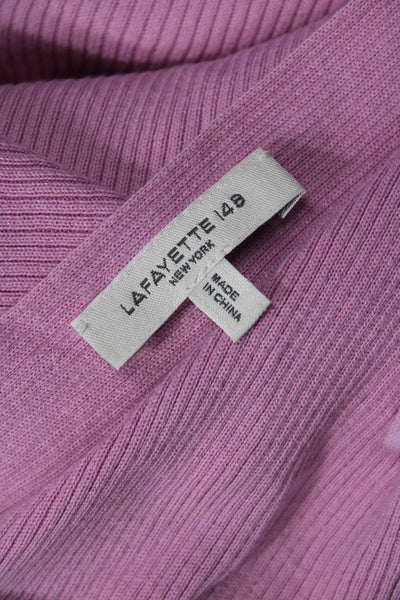Lafayette 148 New York Unisex Pink Pullover Sweater Size L