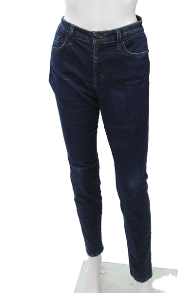 Joes Womens Skinny Jeans Dark Blue Mid-Rise 98% Cotton 2% Elastan Size 30