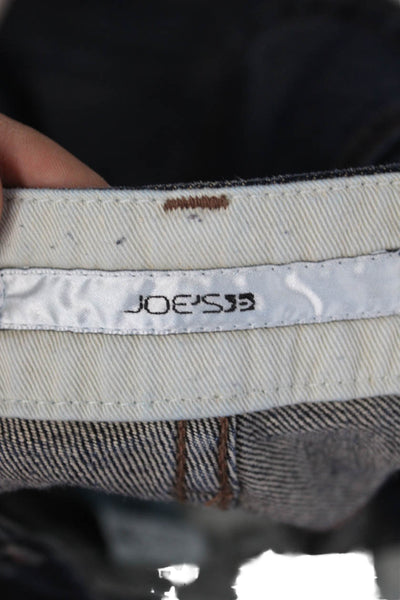Joes Women Bootcut Flared Dark Blue Jeans Mid-Rise Button 98% Cotton Size 27