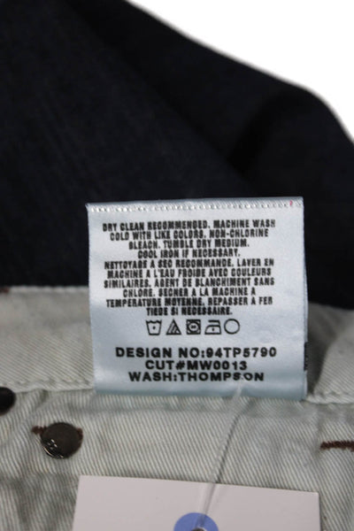 Joes Women Bootcut Flared Dark Blue Jeans Mid-Rise Button 98% Cotton Size 27