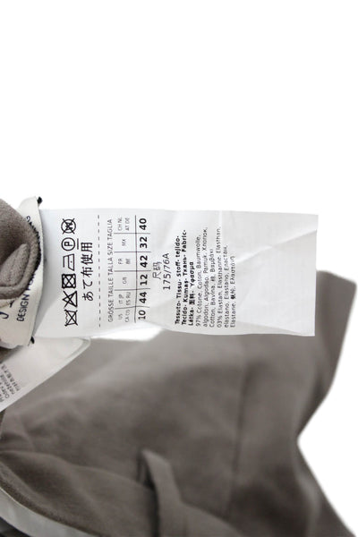 S Max Mara Unisex Chino Khakis Brown Button Size 10