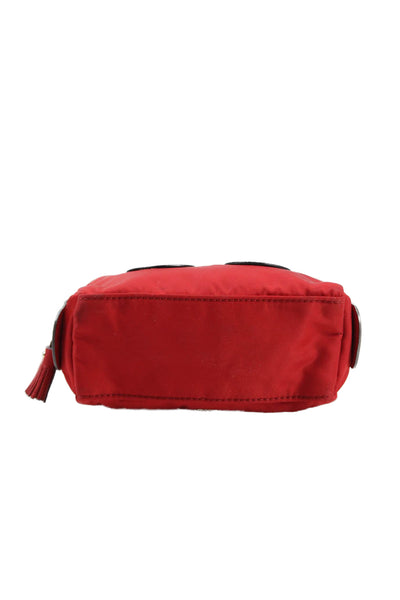 Anya Hindmarch Womens Eye Motif Tasseled Zipper Makeup Bag