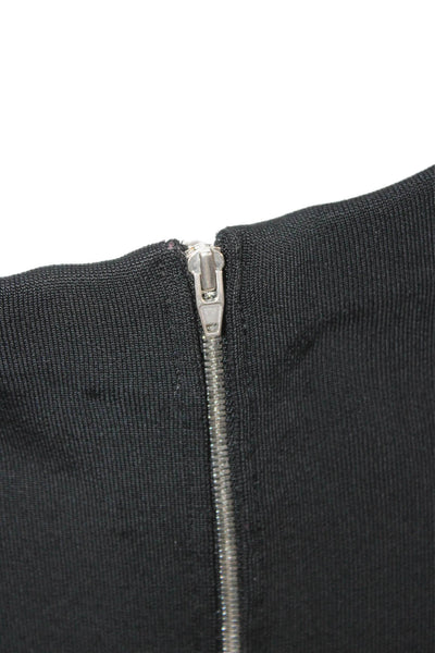 Alexander Wang Womens Straight Pencil Skirt Black Polyester Blend Size L