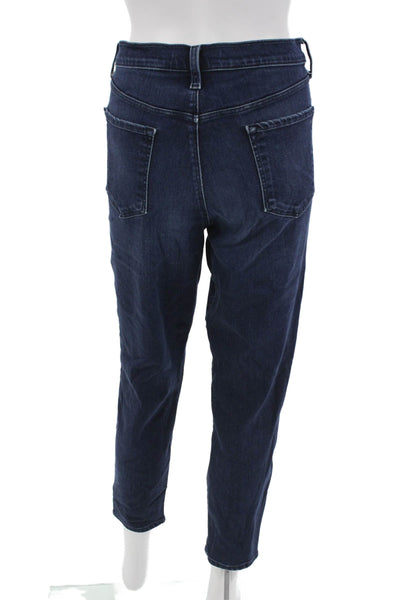 J Brand Women Dark Blue Ankle Cropped Jeans Size 32