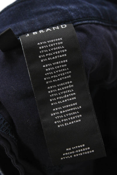 J Brand Women Dark Blue Ankle Cropped Jeans Size 32