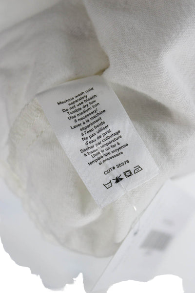Rag & Bone Mens Button-Down Collared Cotton Solid Longsleeve White Shirt Size XS
