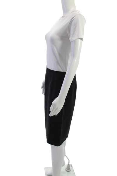 Elie Tahari Women Straight Pencil Skirt Black Size 10