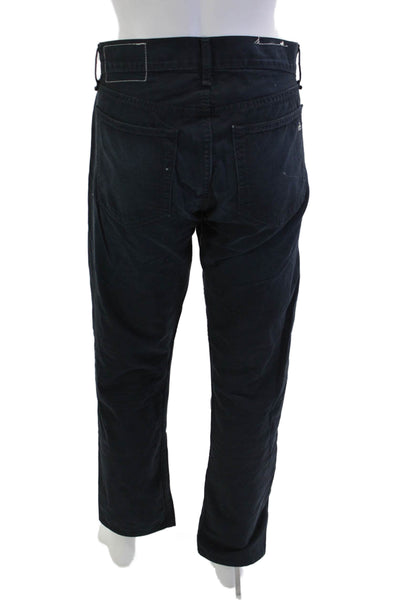 Rag & Bone Mens Chino Pants Dark Blue 100% Cotton Mid Rise 28in Size 32