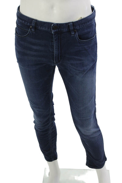 Hugo Hugo Boss Mens Skinny Tapered Dark Blue Jeans Size 32