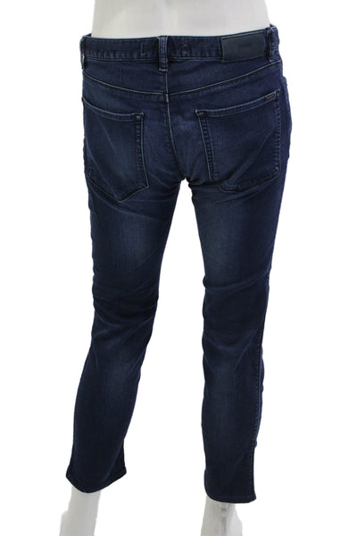 Hugo Hugo Boss Mens Skinny Tapered Dark Blue Jeans Size 32