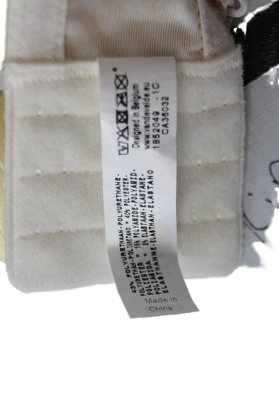 Marie Jo Womens Plaid NWT Bra White Size 30E