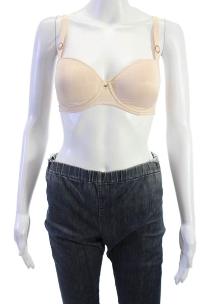 Marie Jo Womens Geometric Print NWT Bra Pink Size 30E