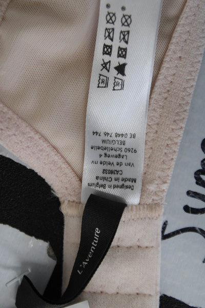 Marie Jo Womens Geometric Print NWT Bra Pink Size 30E