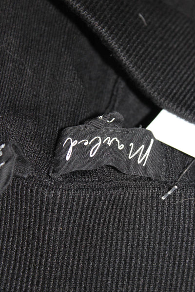 Marled Womens Cropped Black Pants 80% Rayon 20% Nylon Size M