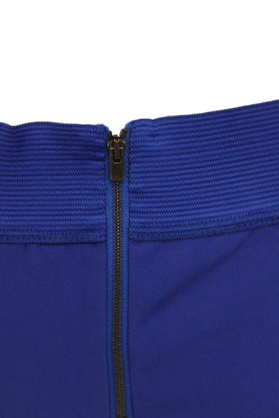 Stella McCartney Women Ankle Cropped Blue Pants Size 40