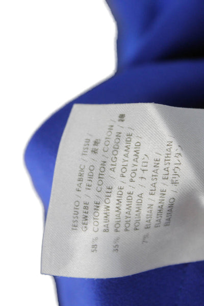 Stella McCartney Women Ankle Cropped Blue Pants Size 40