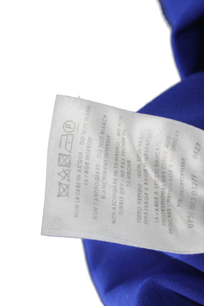 Stella McCartney Women Ankle Cropped Blue Pants Size 40