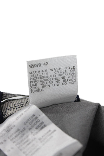 Weekend Max Mara Men's Gray Point Collar Classic Button-Up Long Sleeve Size S