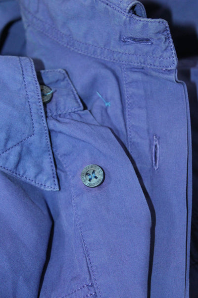Versace Jeans Couture Mens Blue Cotton Button-Down Longsleeve Shirt Size M