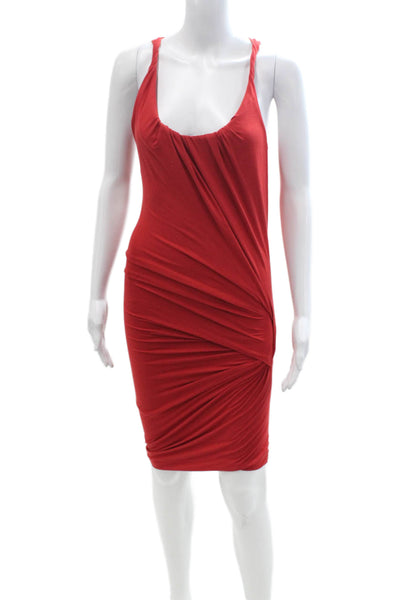 Torn by Ronny Kobo Womens Bodycon Tank Dress Red Sleeveless Size XS