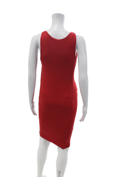 Torn by Ronny Kobo Womens Bodycon Tank Dress Red Sleeveless Size XS